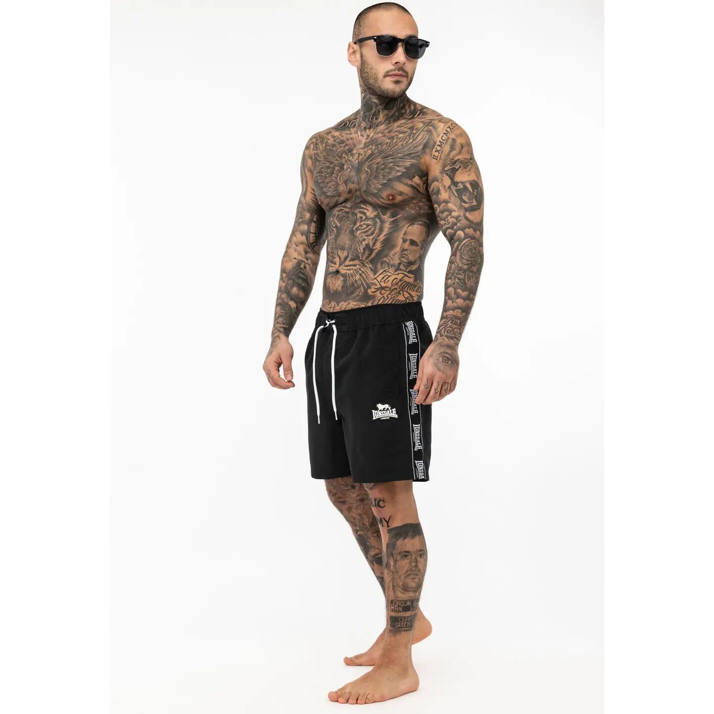 Bañador corto con bandas Lonsdale Regular Fit Kirbuster 2/4