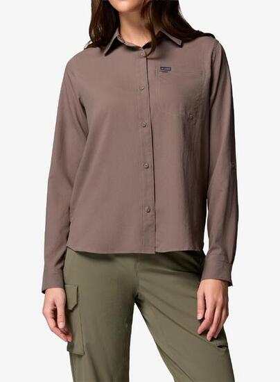 Camicia Columbia Silver Ridge Utility II Marrone Donna