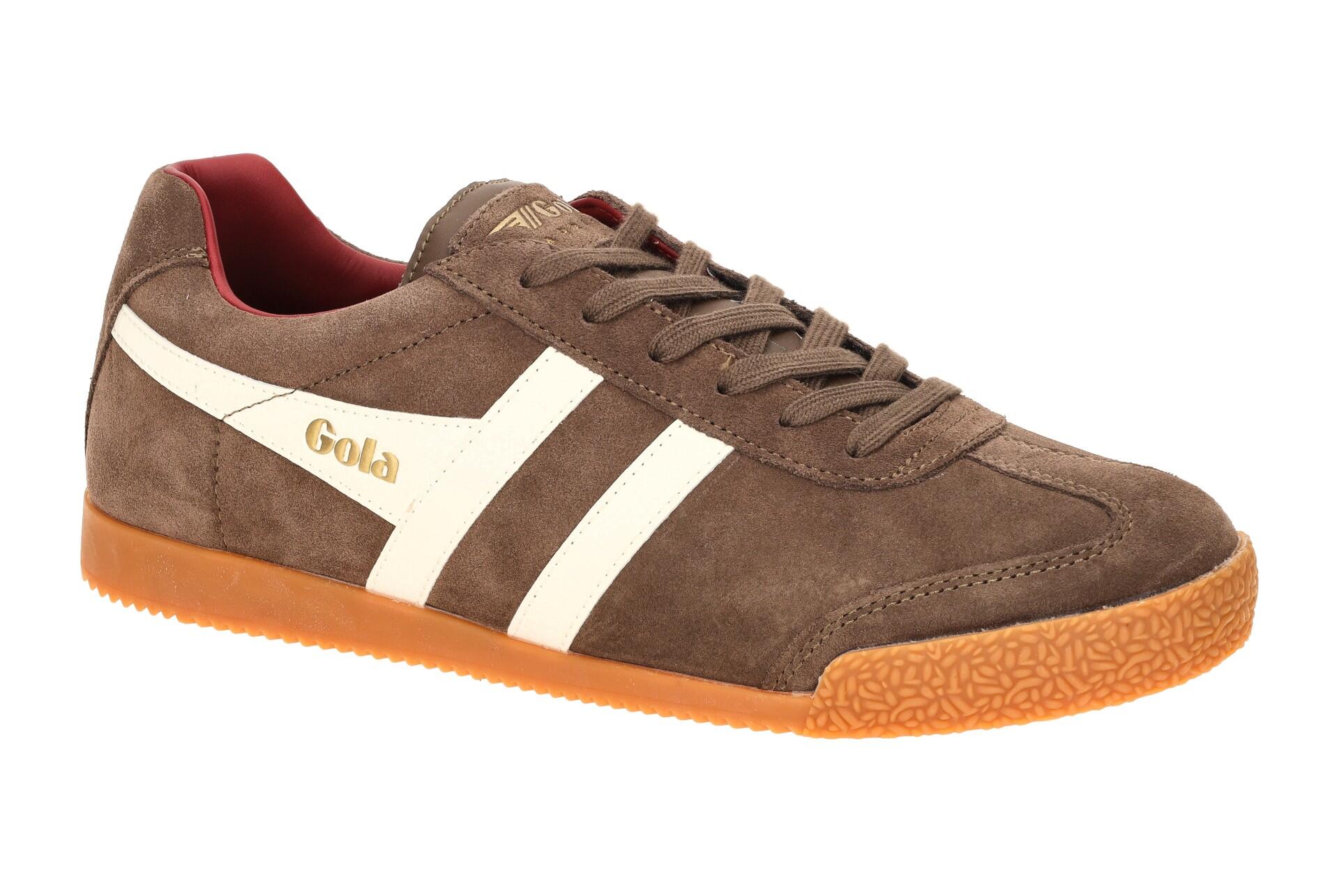Gola Harrier Sneakers Schuhe braun weiß Herren CMA192 1/7