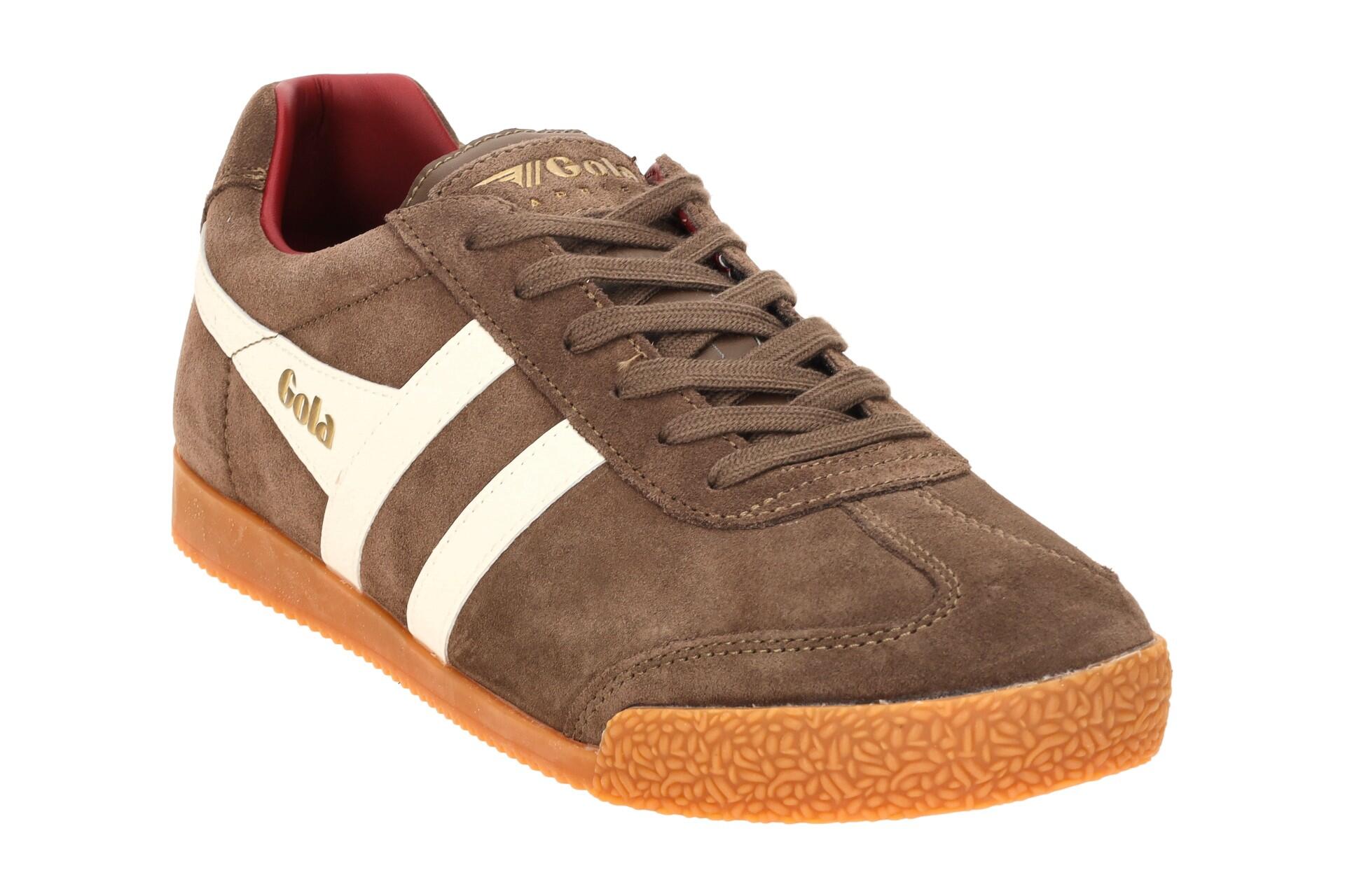 Gola Harrier Sneakers Schuhe braun weiß Herren CMA192 3/7