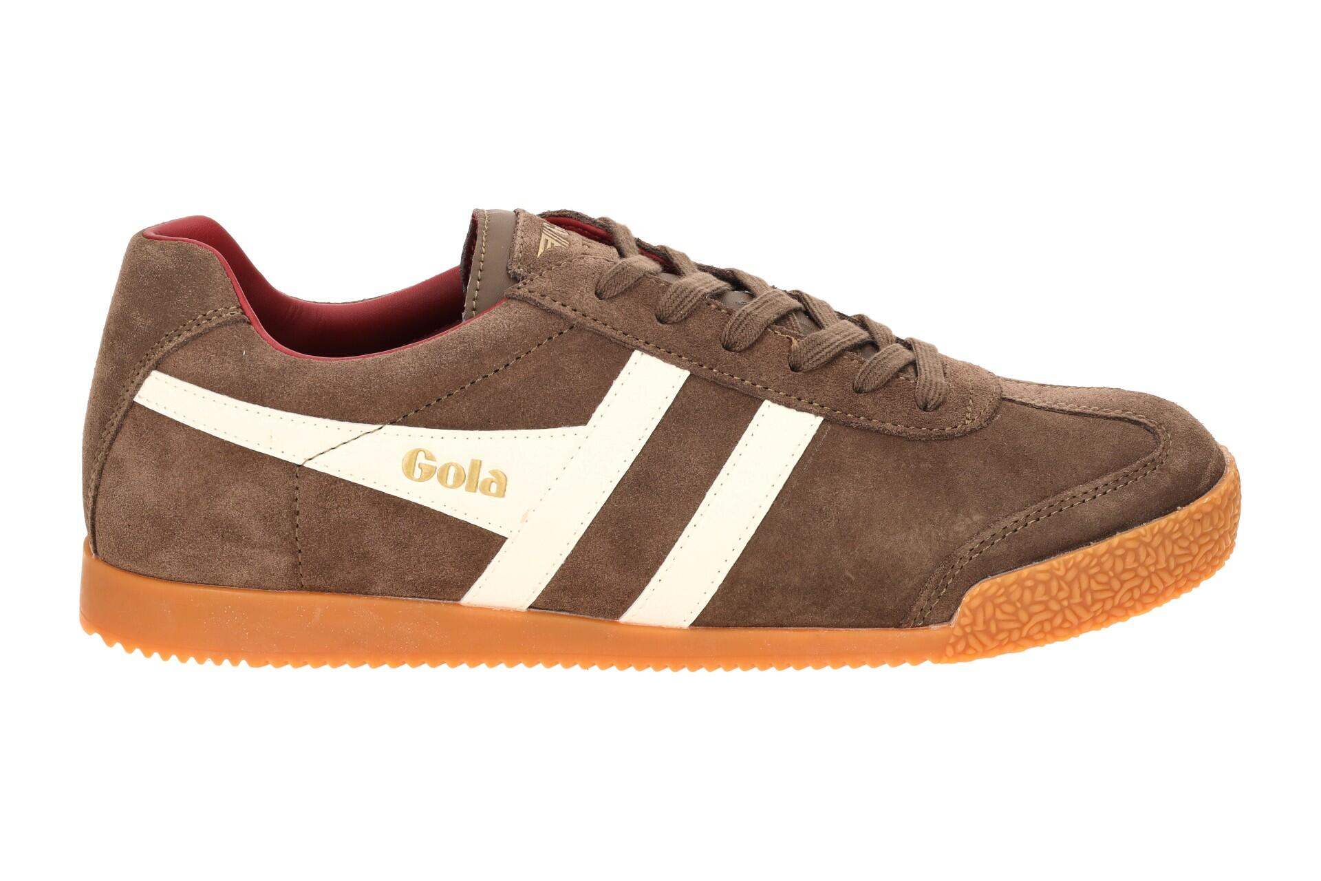 Gola Harrier Sneakers Schuhe braun weiß Herren CMA192 2/7
