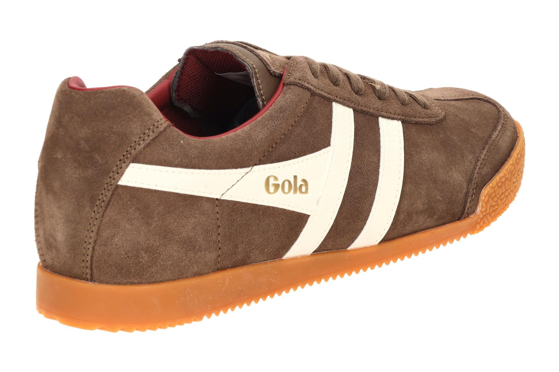 Gola Harrier Sneakers Schuhe braun weiß Herren CMA192 4/7