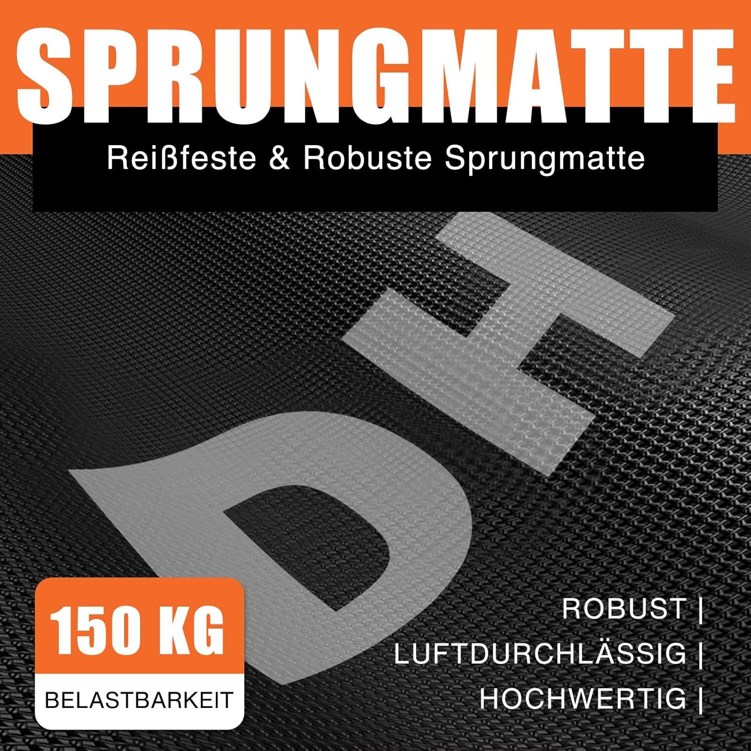 DH FitLife Indoor-Fitness-Trampolin Ø121 cm faltbar 4/7