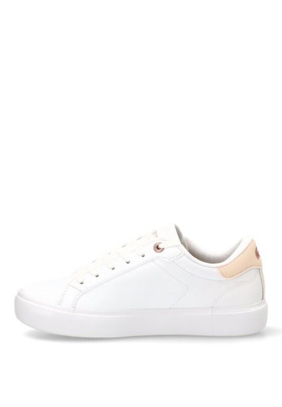 Deportivas Casual Mujer Suela Plana - Modelo 51suj0016 Blanco 3/6