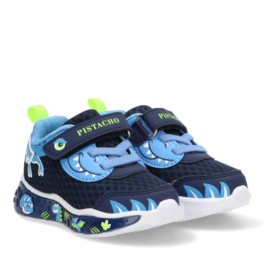 Deportivas Casual Niño Suela Plana - Modelo Rbs1637 Azul 2/6