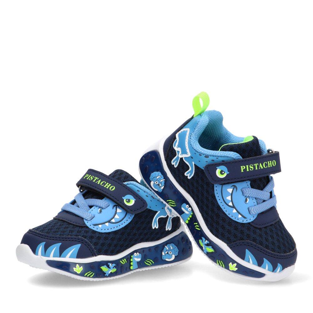 Deportivas Casual Niño Suela Plana - Modelo Rbs1637 Azul 5/6