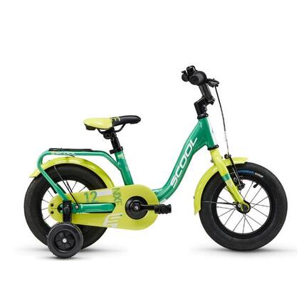 niXe, 12 Zoll Kinderfahrrad, 1-Gang, Grün/Limette, ca. 85–100 cm, ab 2 Jahre