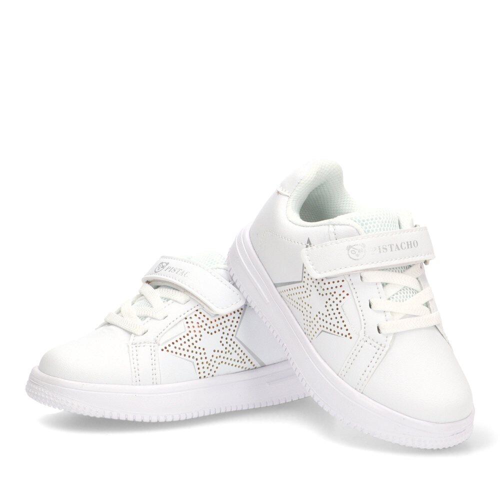 Deportivas Casual Niña Suela Plana - Modelo Rbs1653 Blanco 5/6