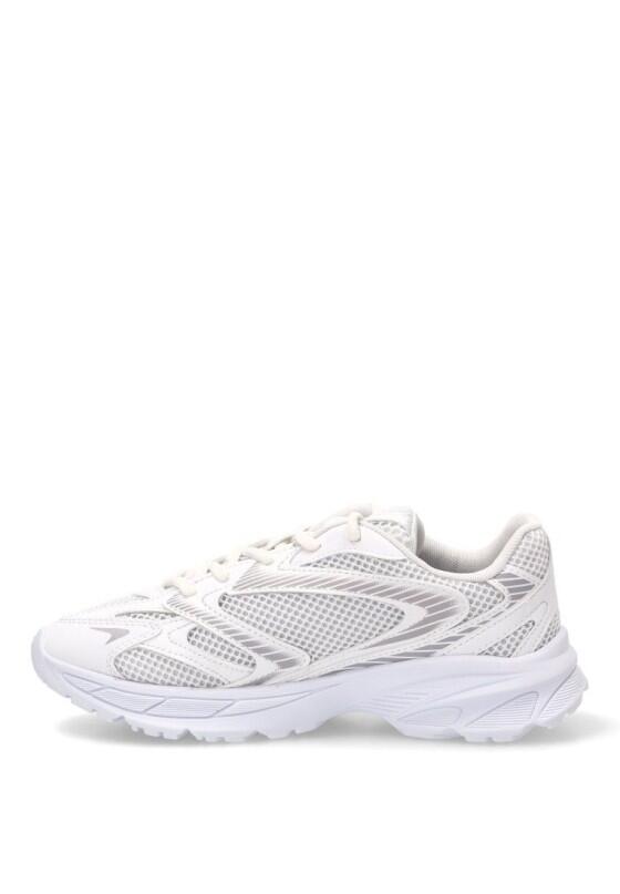 Deportivas Casual Mujer Suela Plana - Modelo 51suj0012 Blanco 3/6