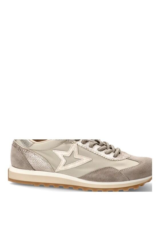 Deportivas Casual Mujer Suela Plana - Modelo C-1259 Taupe 6/6