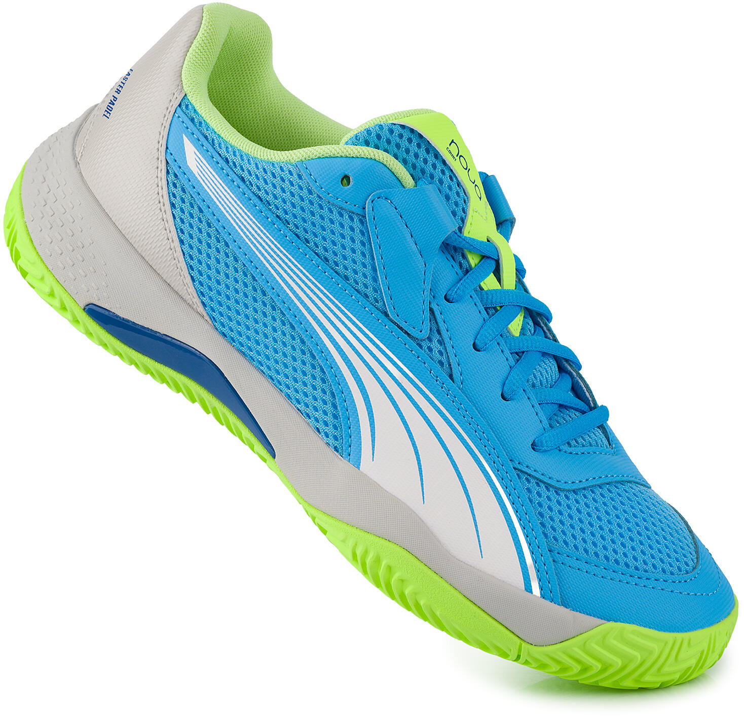 Męskie buty sportowe sneakersy niebieskie PUMA NOVA COURT 2/7