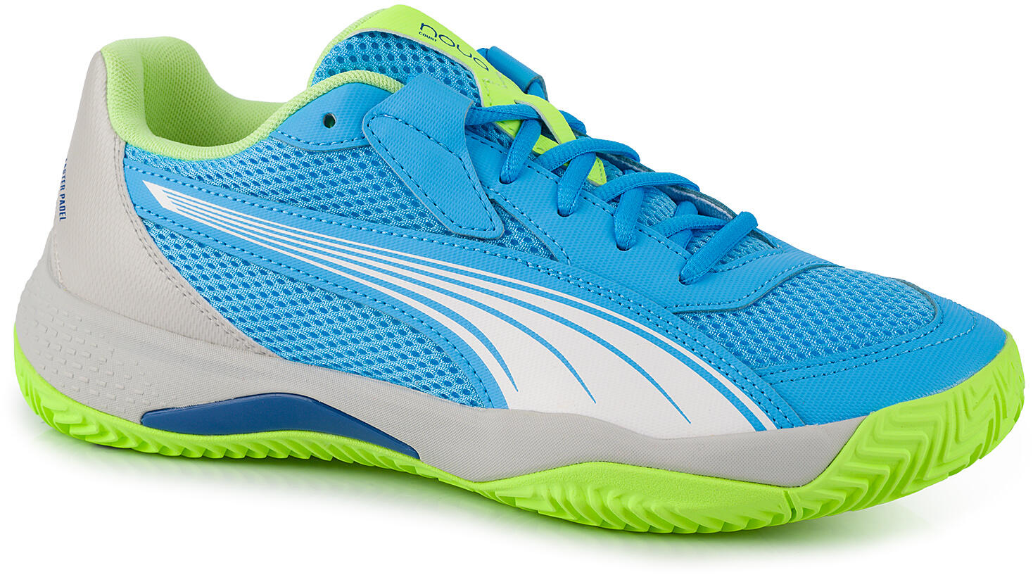 Męskie buty sportowe sneakersy niebieskie PUMA NOVA COURT