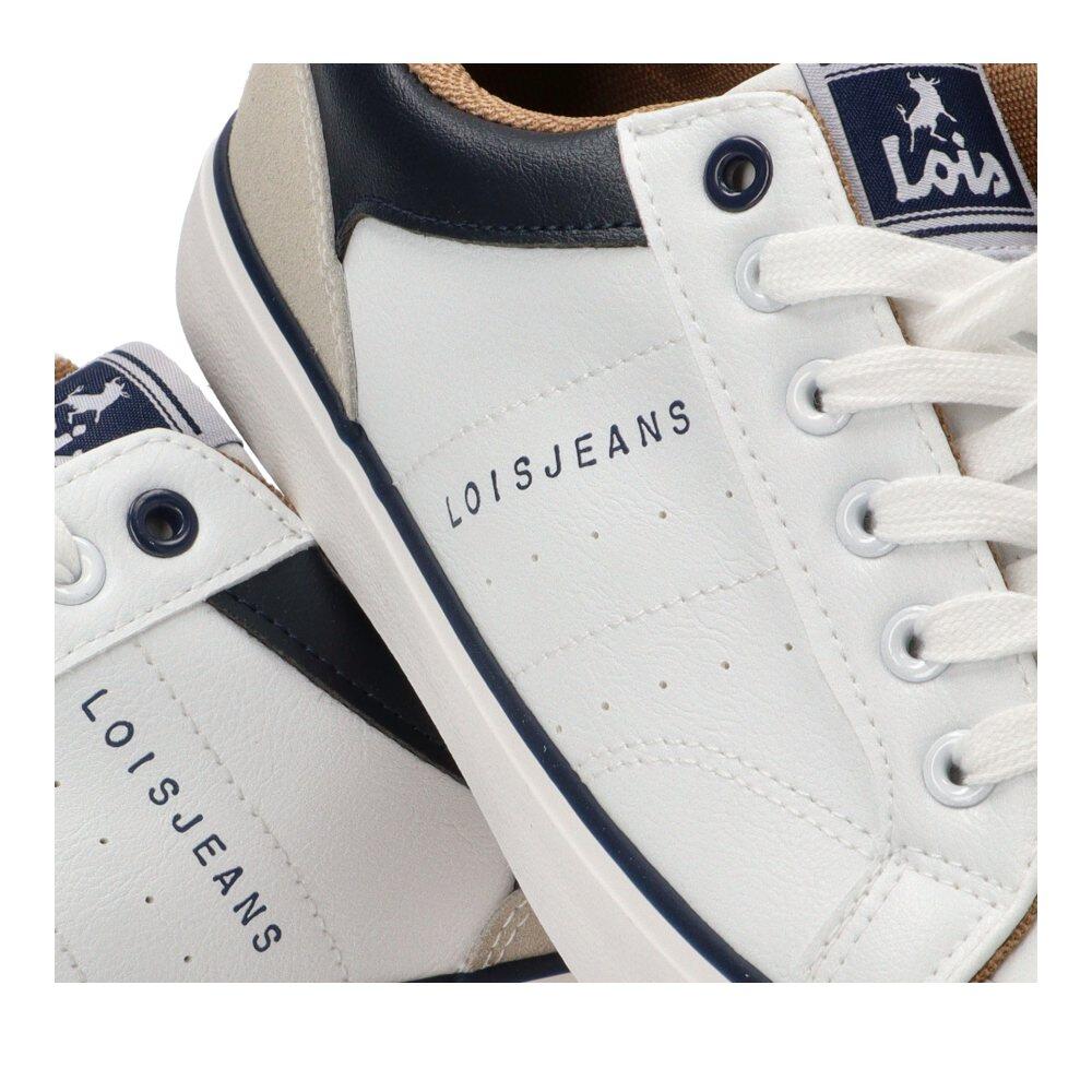 Deportivas Casual Hombre Suela Plana - Modelo 61402 Blanco 6/6