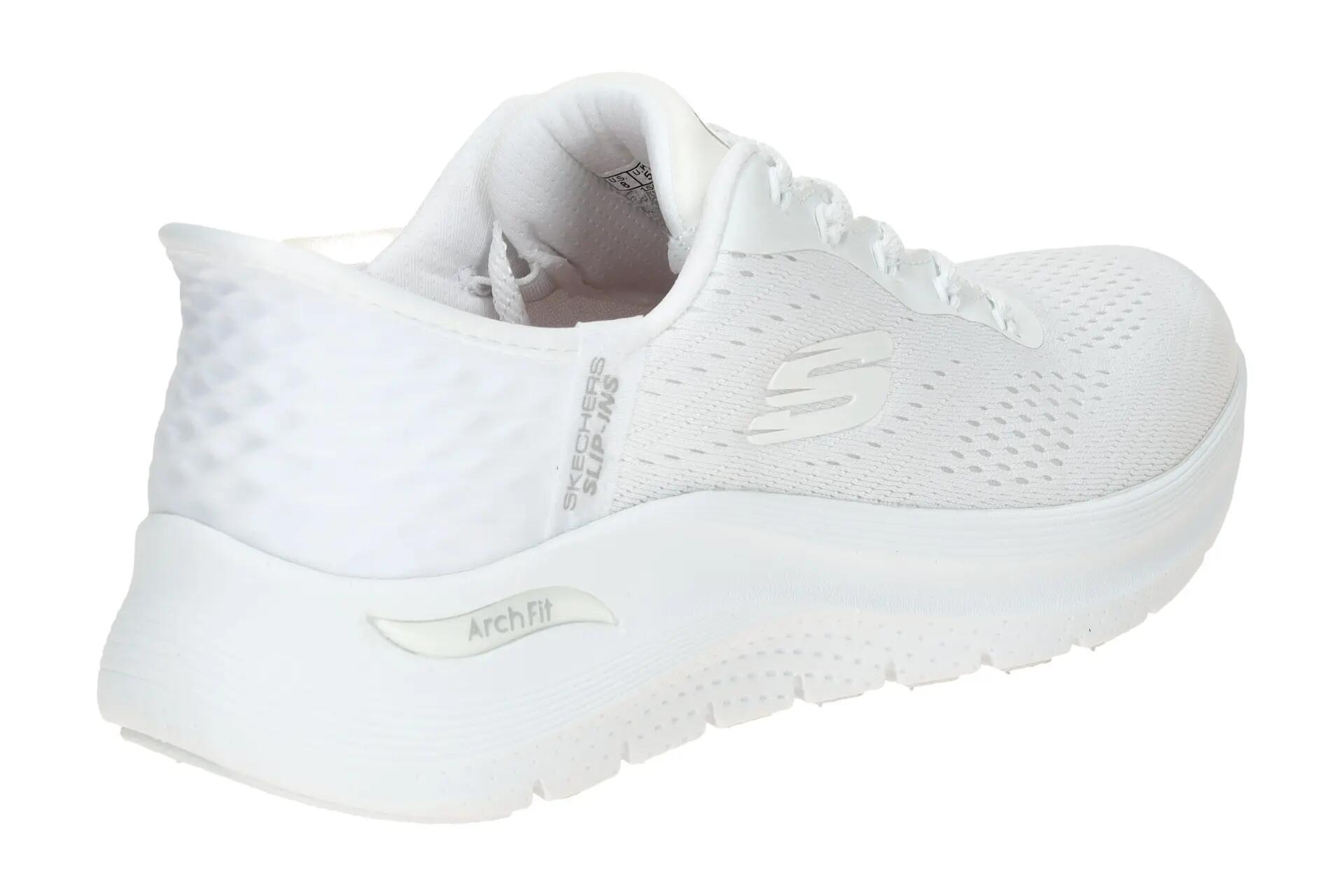 Skechers Arch Fit Schuhe weiß Slip-Ins Sneaker 150066 4/7