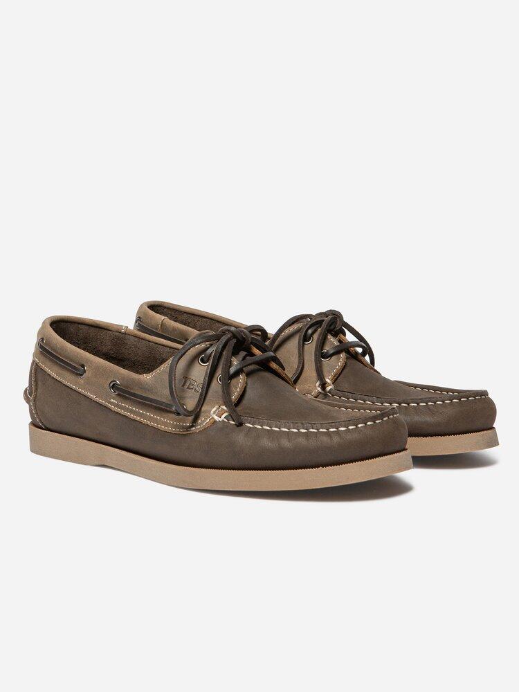 Chaussures bateau Homme - PHENIS Marron 2/4