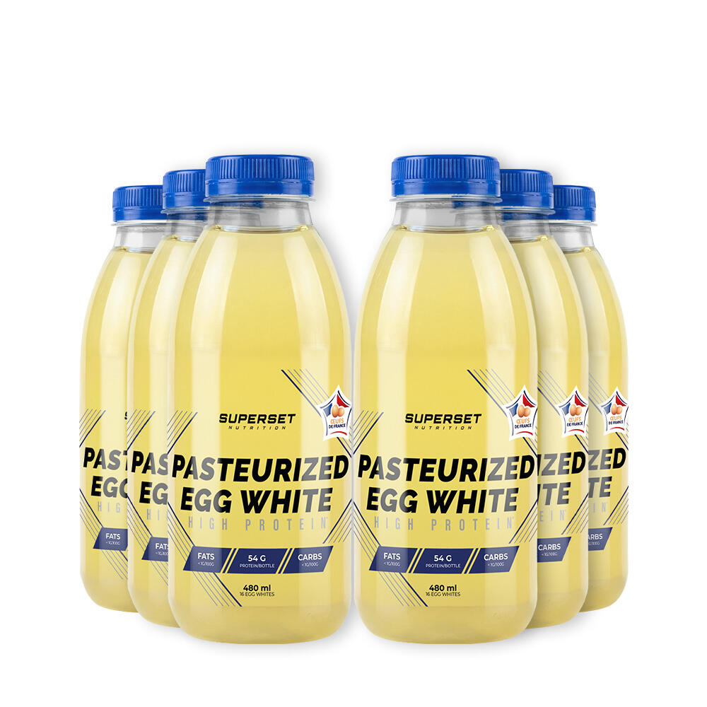 Pasteurized egg whites (6x480ml)