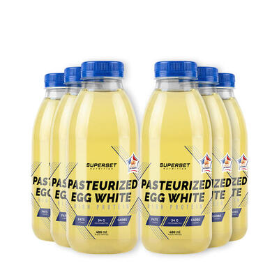 Vloeibare eiwitten - gepasteuriseerd eiwit (6x480ml)