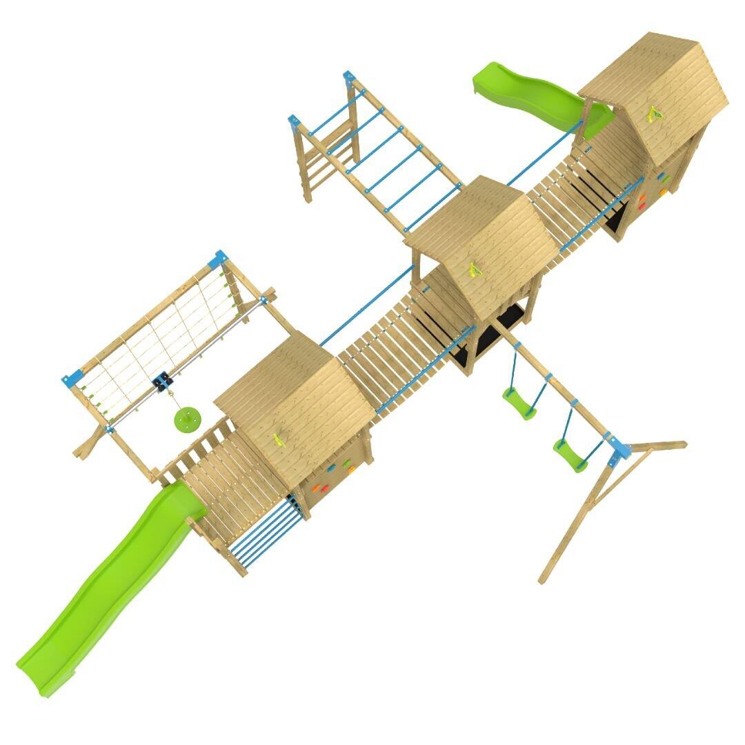 Aire de jeux XXL KUMQUAT bois FSC® 3/5
