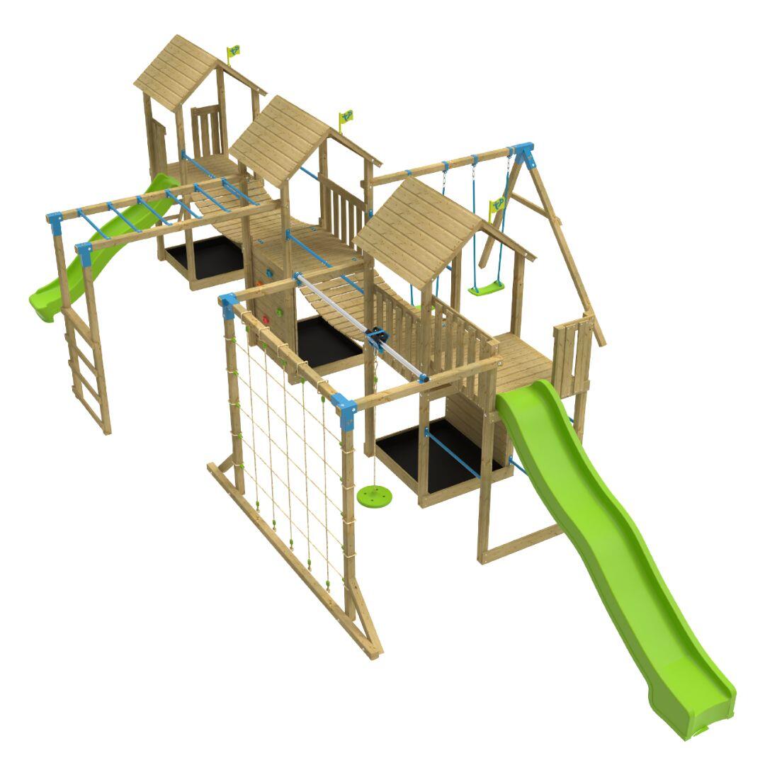 Aire de jeux XXL KUMQUAT bois FSC® 2/5