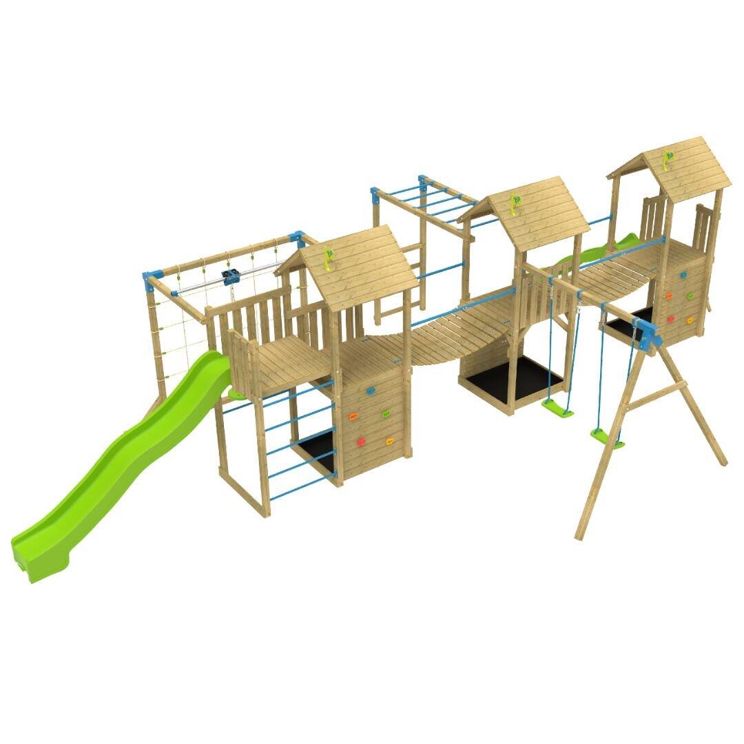 Aire de jeux XXL KUMQUAT bois FSC® 1/5