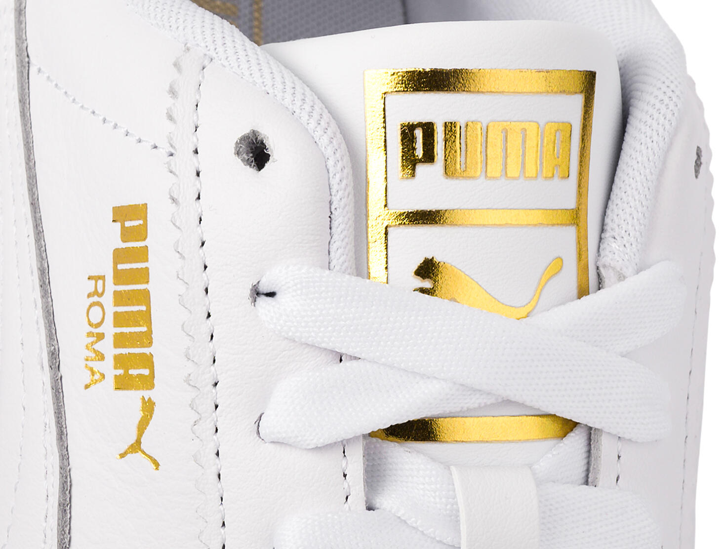 Buty damskie skórzane białe sneakersy PUMA ROMA FEMININE WNS 7/7
