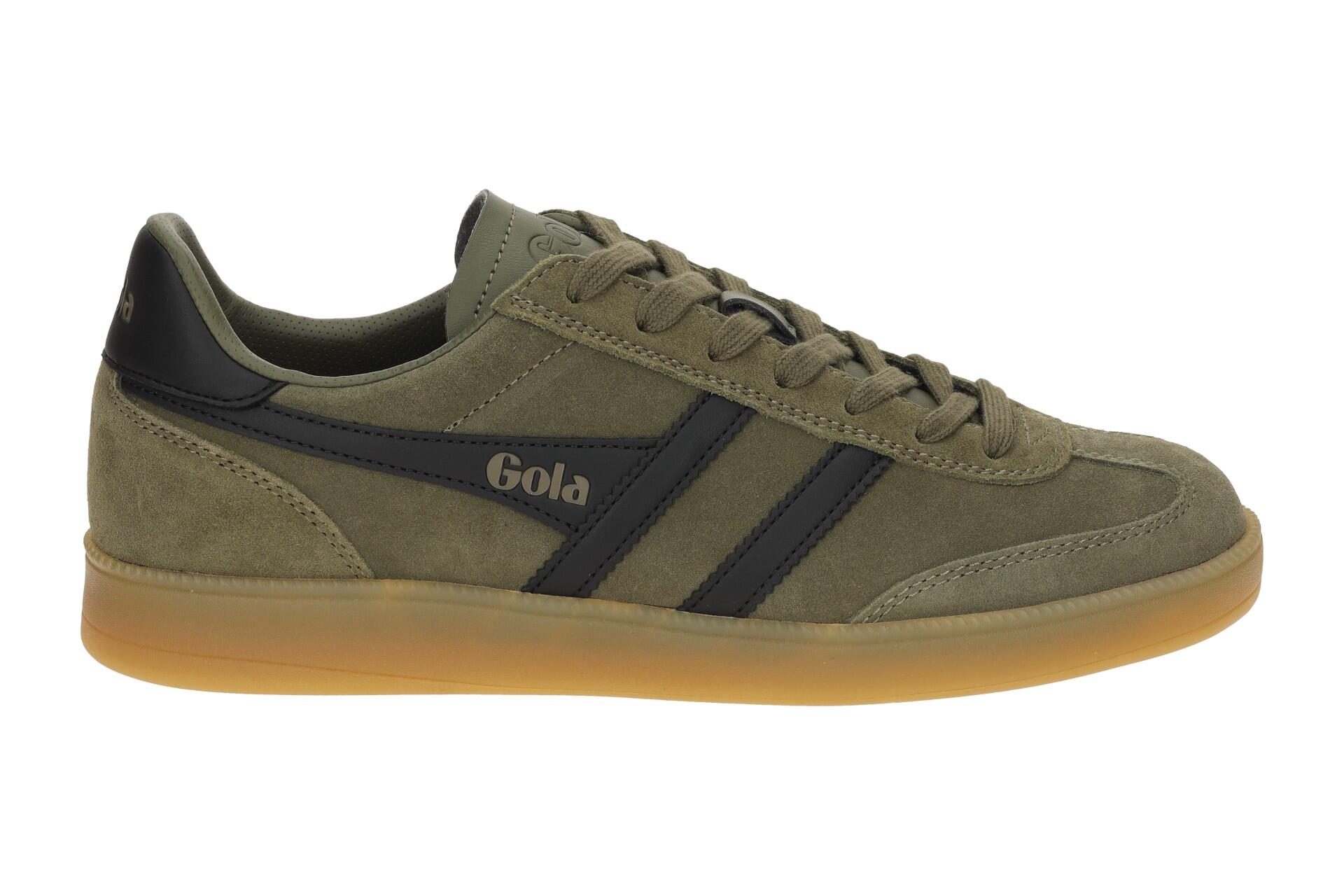 Gola Viper Schuhe Sneakers grün khaki Herren Velour CMB735 2/7