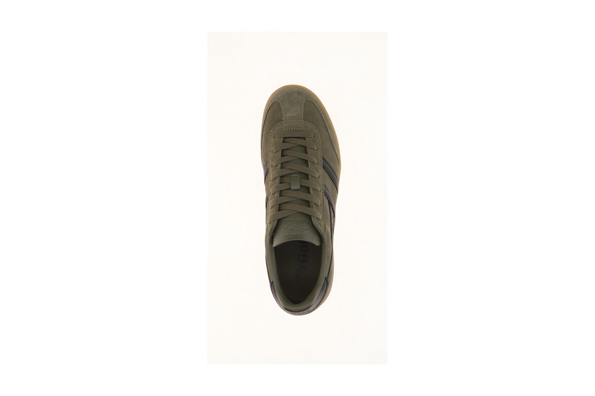 Gola Viper Schuhe Sneakers grün khaki Herren Velour CMB735 6/7