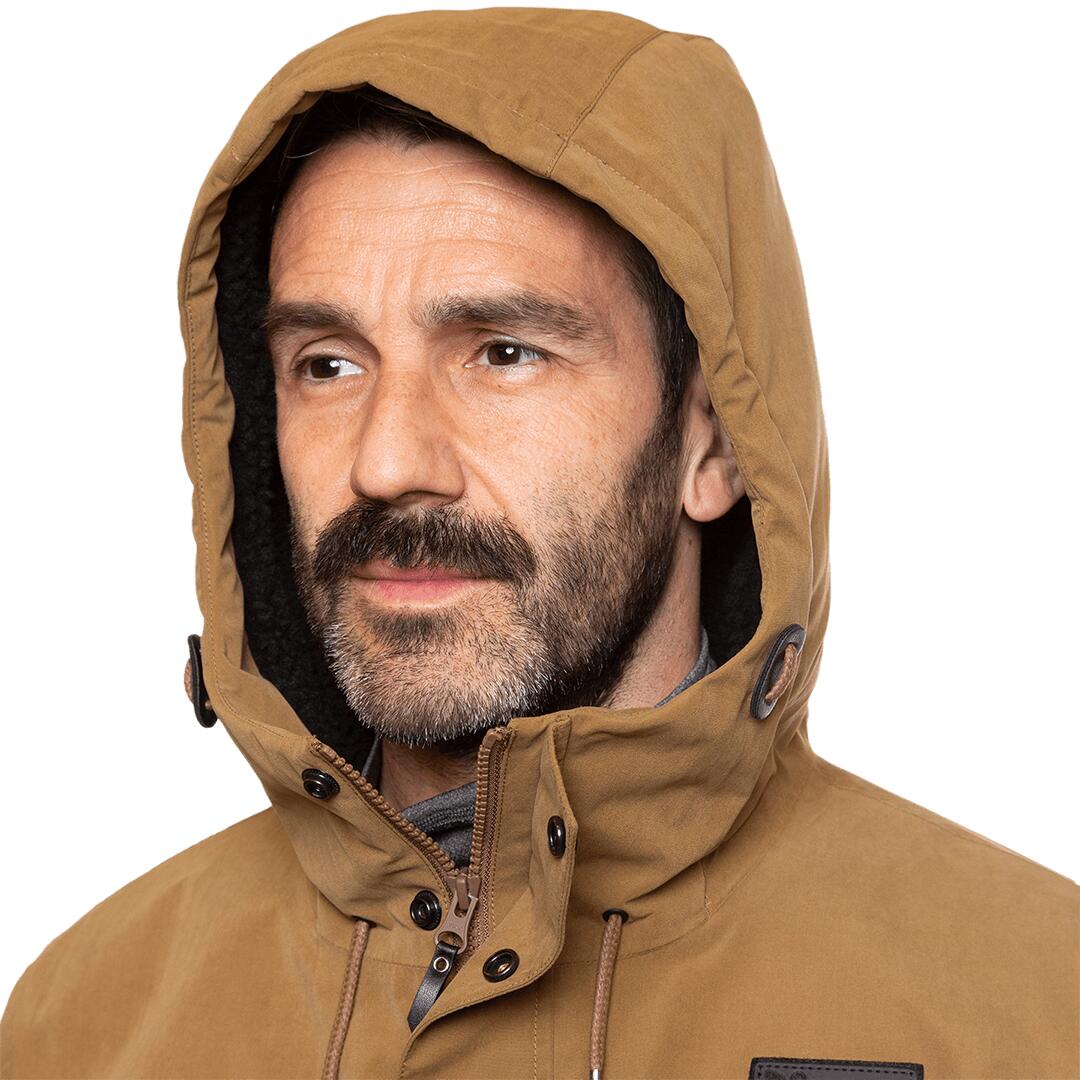 Chaqueta para Hombre Trangoworld Padma termic Marrón/Negro Impermeable 7/7