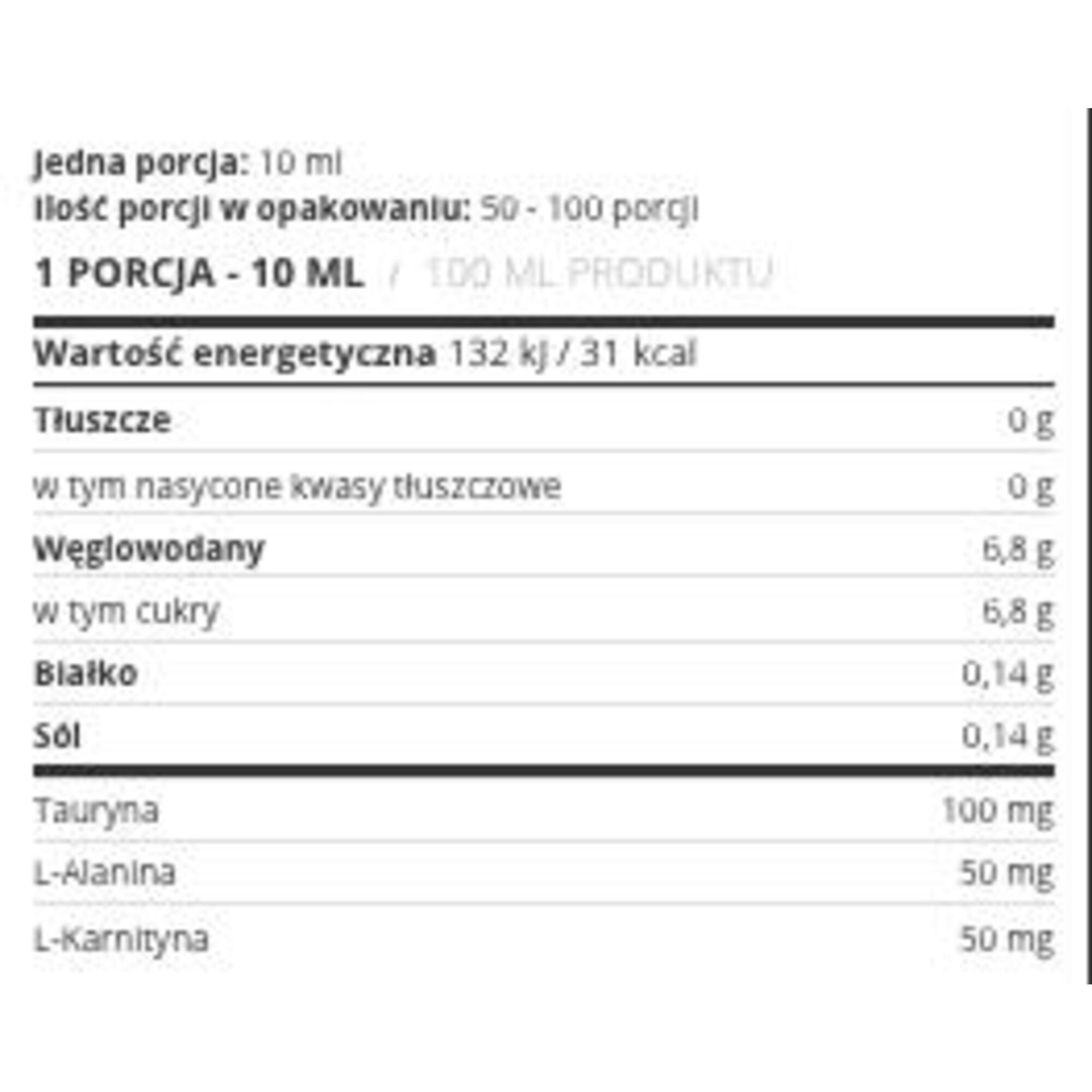 Koncentrat napoju izotonicznego UNISPORT 1000ml NUTREND