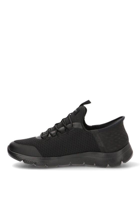 Deportivas Casual Mujer Suela Plana - Modelo 403833l Negro 3/6