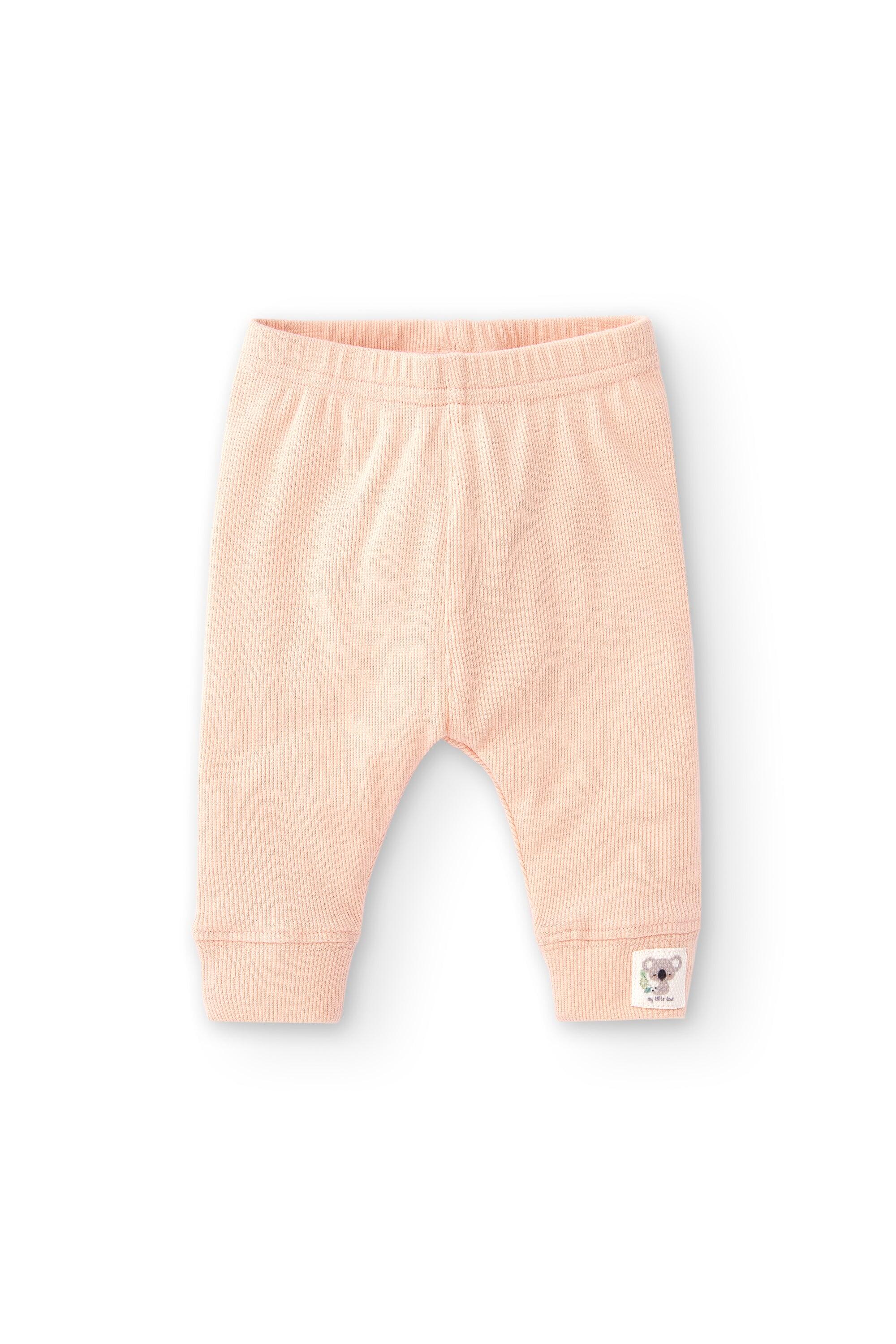 Legging de recién nacido rosa 1/4
