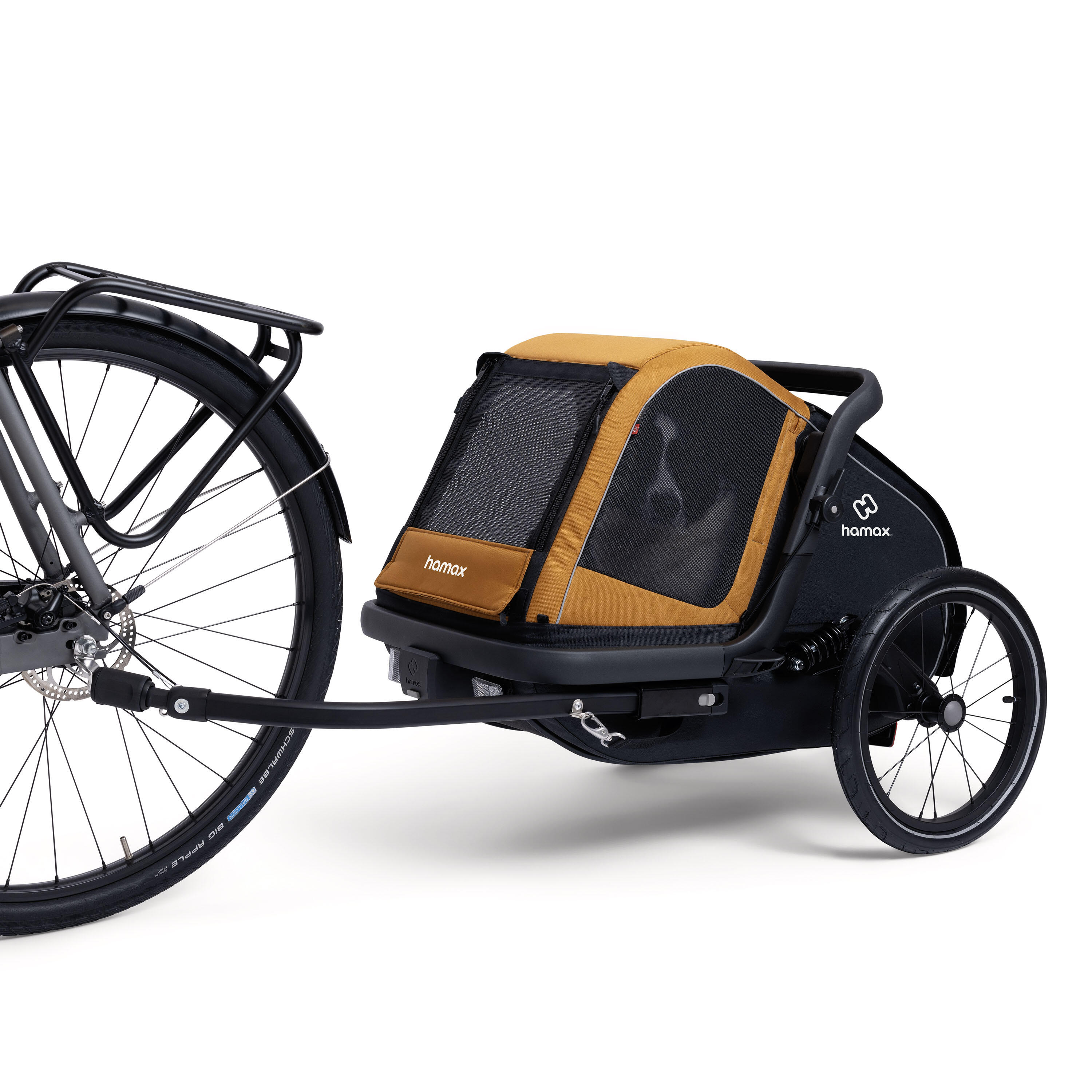 Remolque para bicicleta para perros Hamax Milou, talla S 2/7