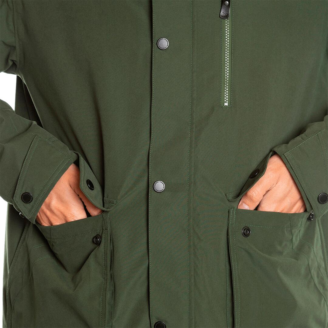 Chaqueta para Hombre Trangoworld Padma termic Verde/Negro Impermeable 7/7