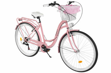 Vélo femme 28″ Davi Emma Style 7 vitesses Shimano 160-185 rose/noir