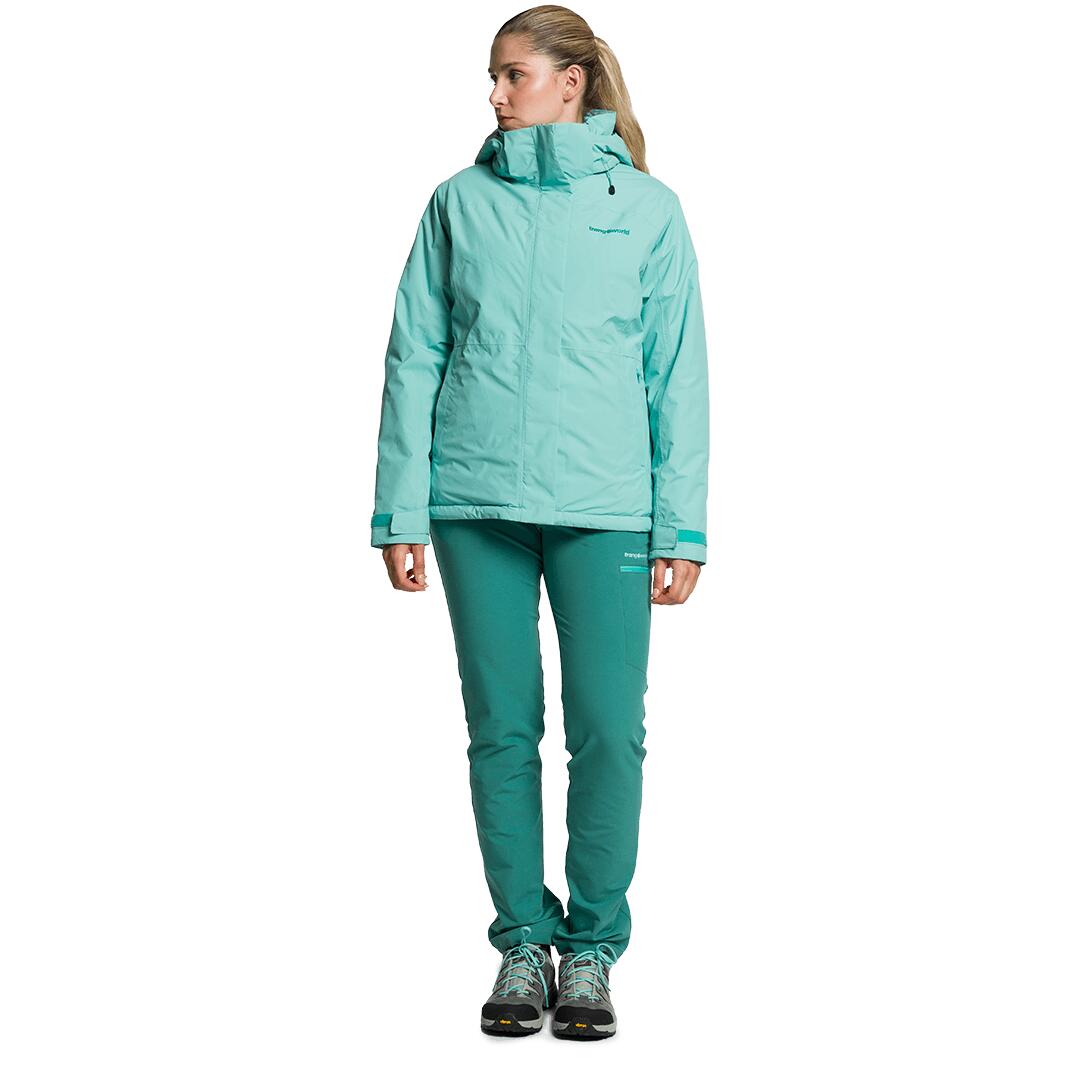 Chaqueta para Mujer Trangoworld Jenaz termic Azul/Verde Impermeable 6/6