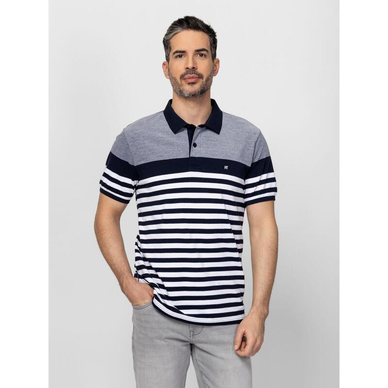 Tricou cu mânecă scurtă, cu guler, pentru bărbați DORSO