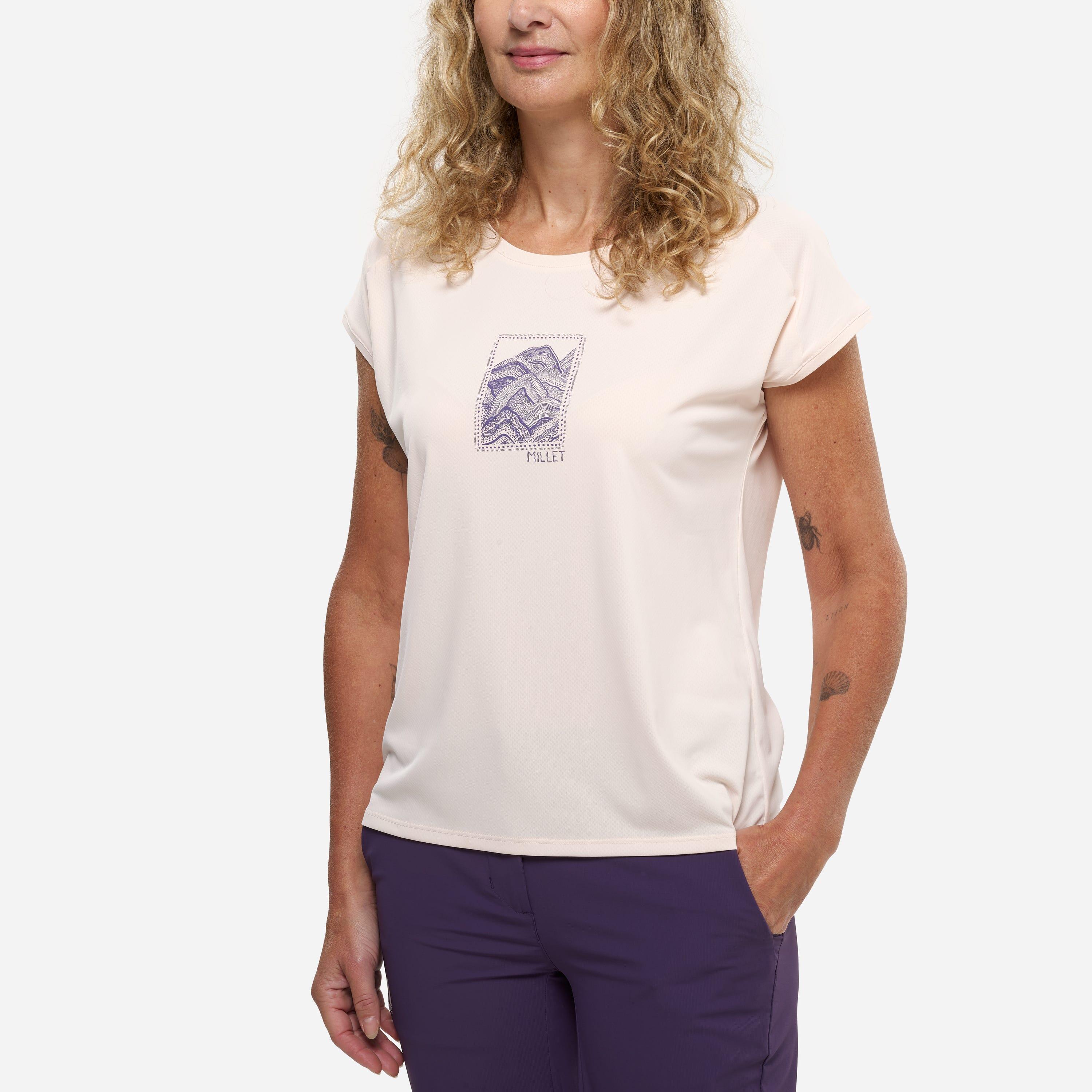 T-Shirt Randonnée - Trekking pour femme SENECA 3/4