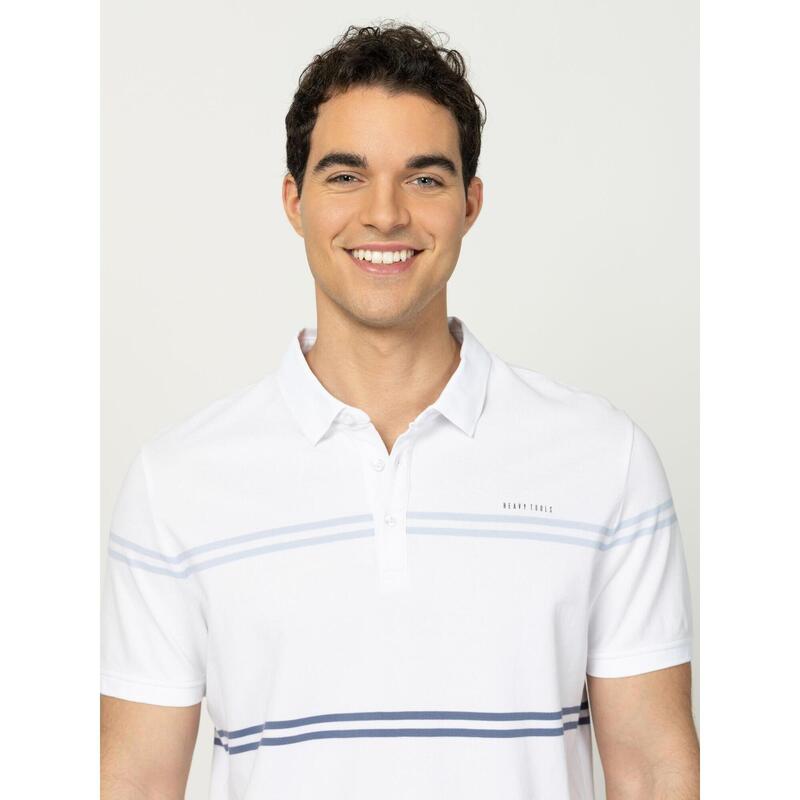 Tricou cu mânecă scurtă, cu guler, pentru bărbați DANCO