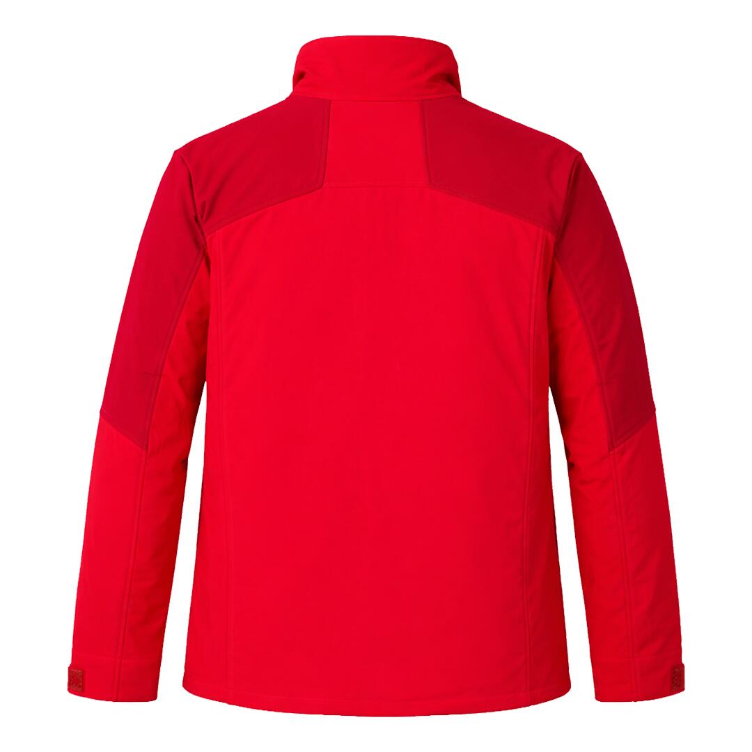 Softshell para Hombre Trangoworld Lyskamm Rojo/Rojo/Negro 2/7
