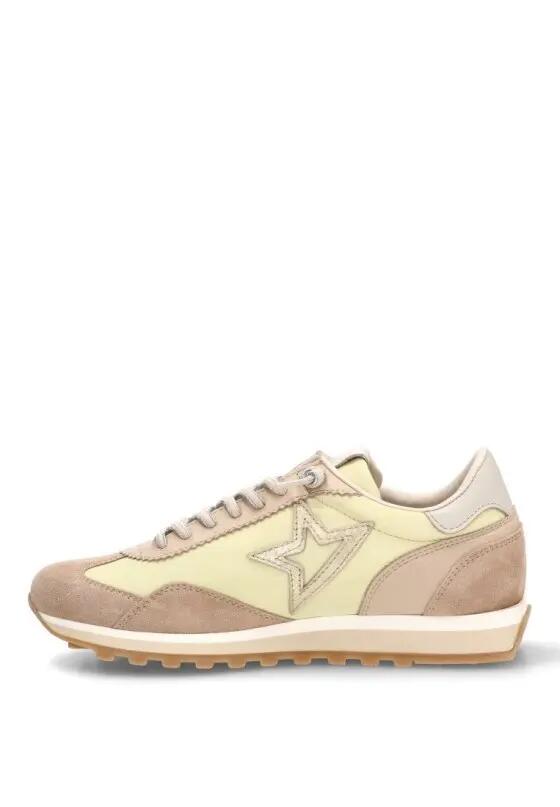 Deportivas Casual Mujer Suela Plana - Modelo C-1259 Amarillo 3/6