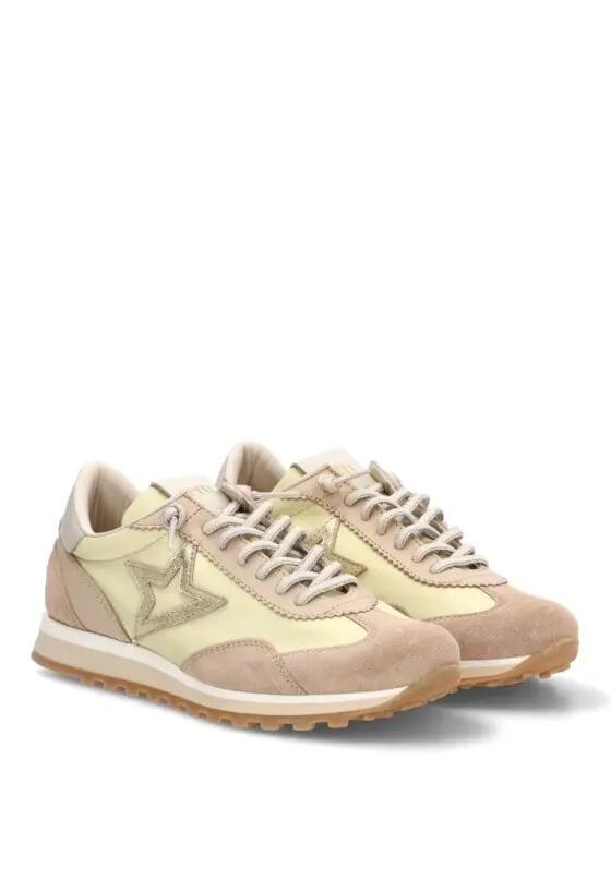 Deportivas Casual Mujer Suela Plana - Modelo C-1259 Amarillo 2/6