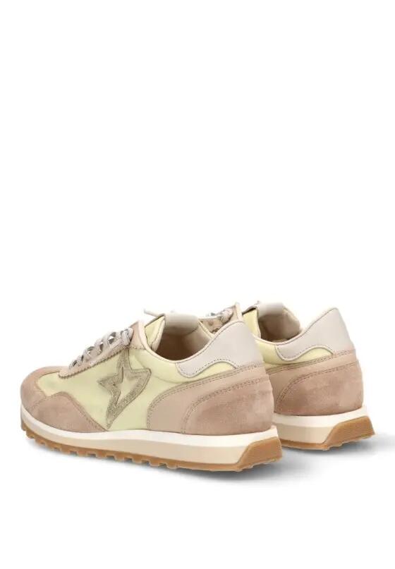 Deportivas Casual Mujer Suela Plana - Modelo C-1259 Amarillo 4/6