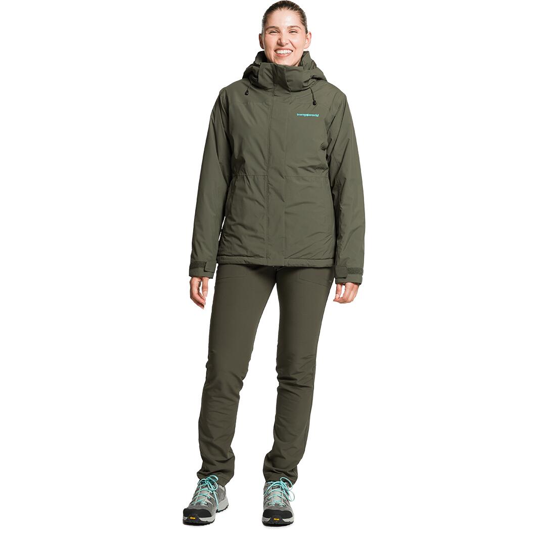 Chaqueta para Mujer Trangoworld Jenaz termic Verde Impermeable 7/7