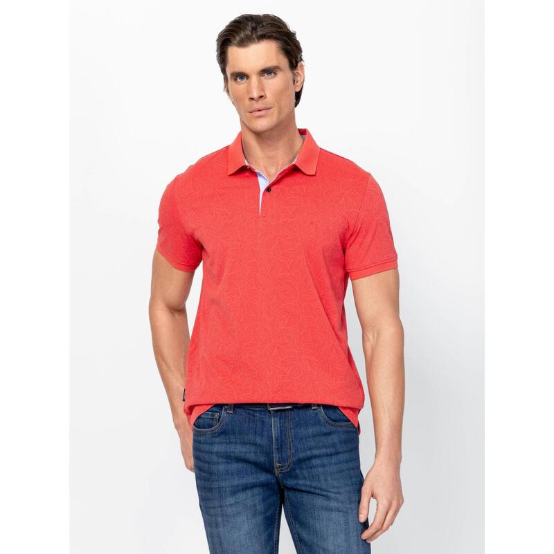 Tricou cu mânecă scurtă, cu guler, pentru bărbați DAVOTER