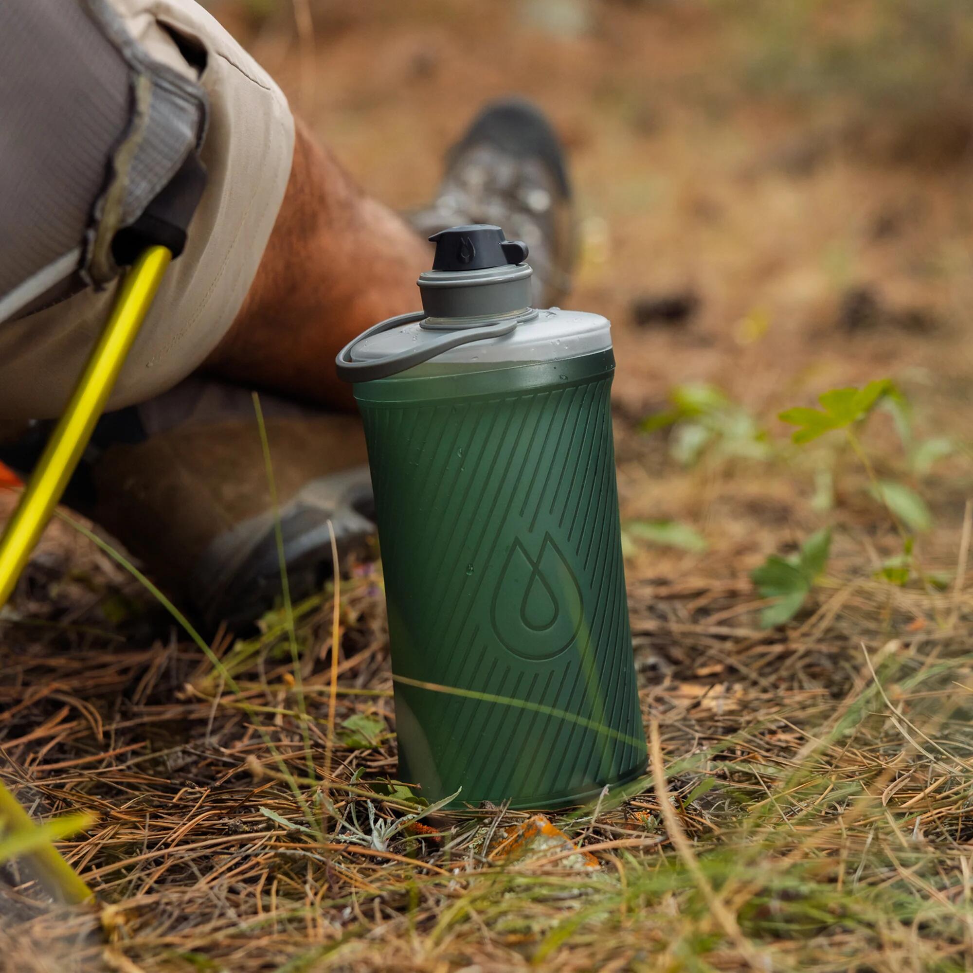 Hydrapak Flux 1.0L Flexibele Drinkfles - Sage Greenv 5/6