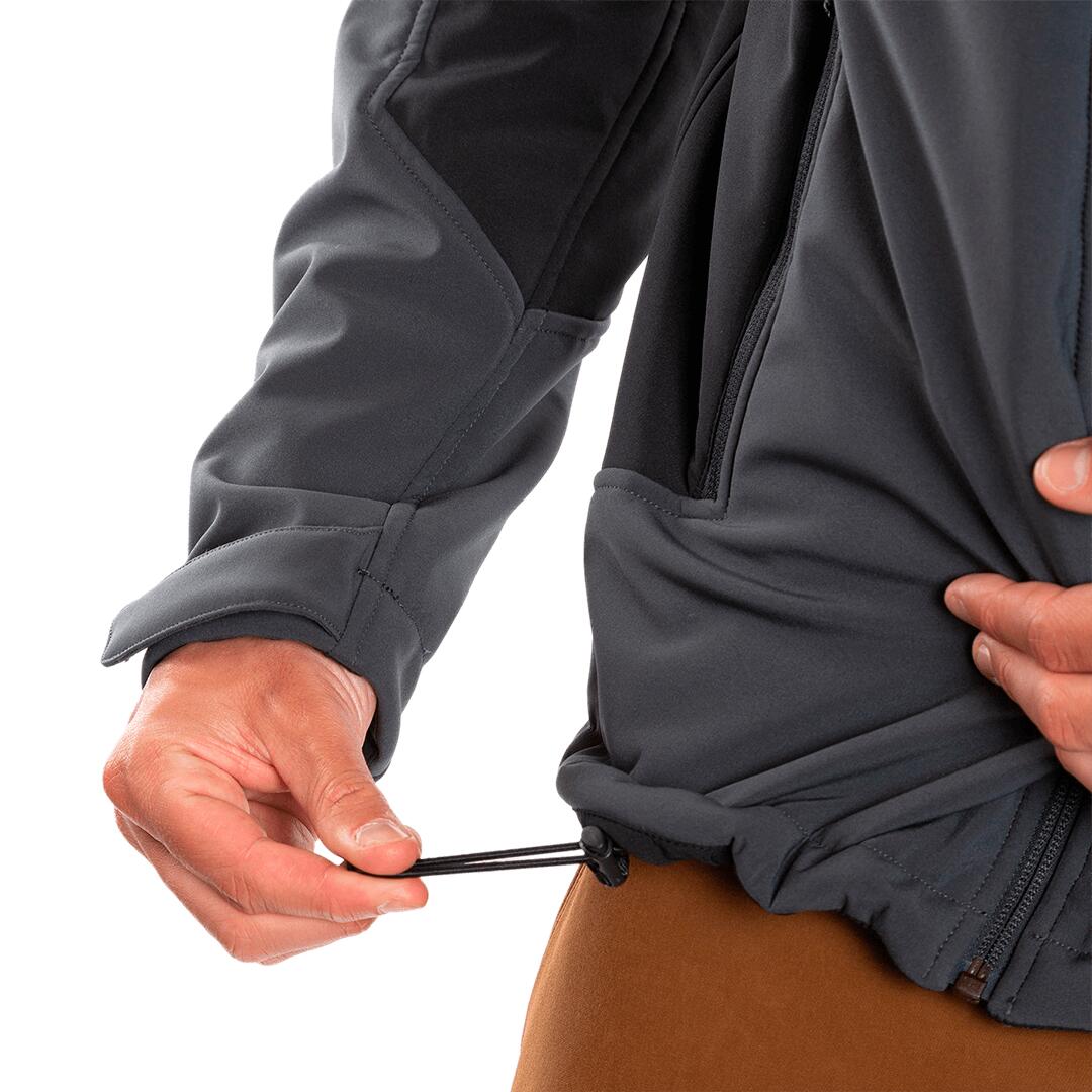 Softshell para Hombre Trangoworld Larvik Gris/Negro 7/7