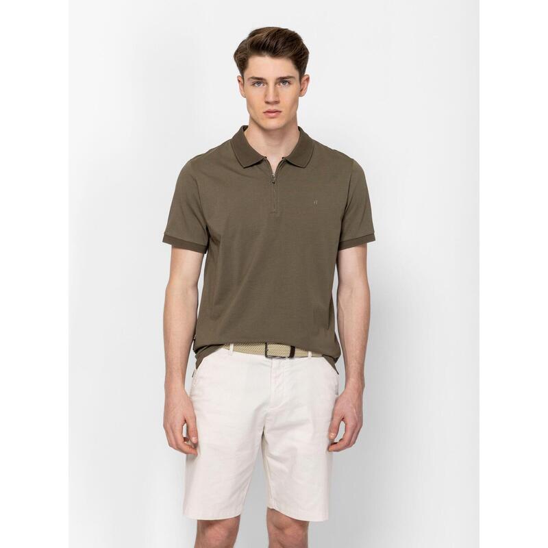 Tricou cu mânecă scurtă, cu guler, pentru bărbați DELLIS