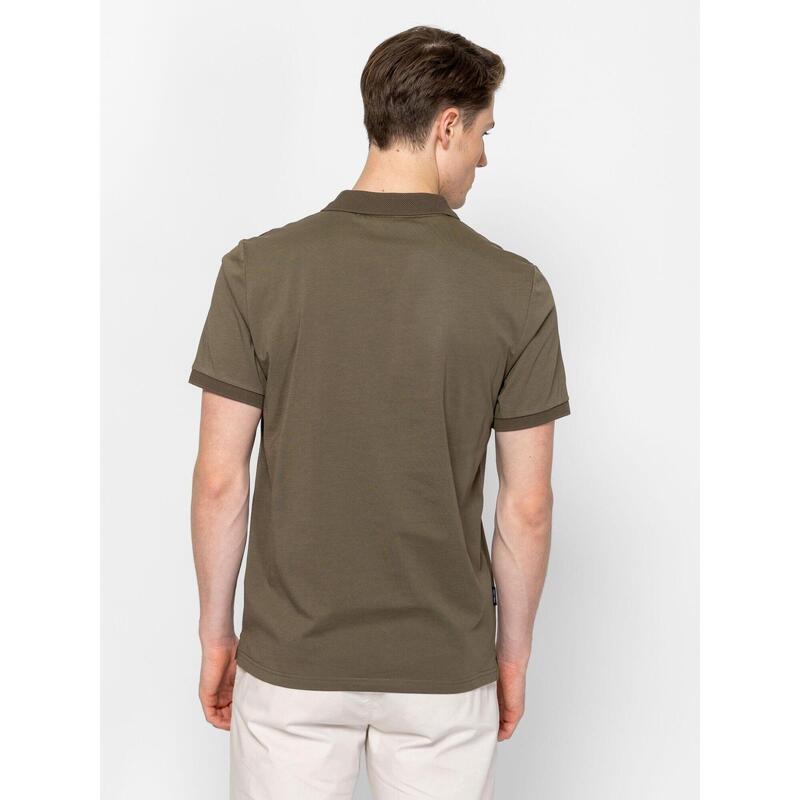 Tricou cu mânecă scurtă, cu guler, pentru bărbați DELLIS