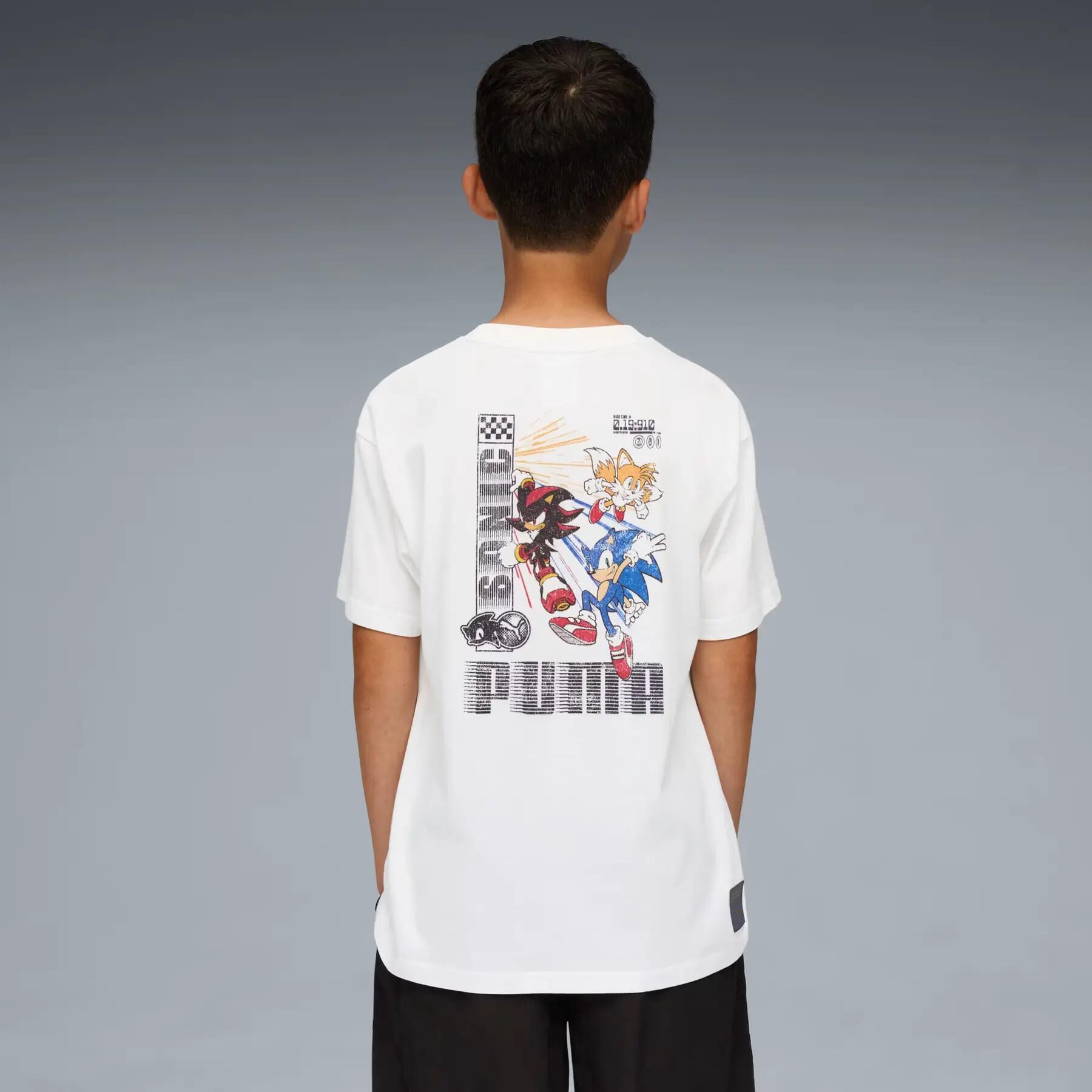 T-shirt enfant Puma X Sonic Relaxed Graphic 4/5