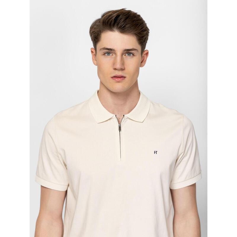 Tricou cu mânecă scurtă, cu guler, pentru bărbați DELLIS